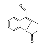 1-oxo-2,3-dihydropyrrolo[1,2-a]indole-4-carbaldehyde结构式