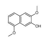 3,8-Dimethoxy-naphthol-(2)结构式