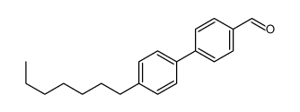 4-(4-heptylphenyl)benzaldehyde结构式