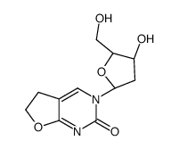 3-[(2R,4S,5R)-4-hydroxy-5-(hydroxymethyl)oxolan-2-yl]-5,6-dihydrofuro[2,3-d]pyrimidin-2-one Structure