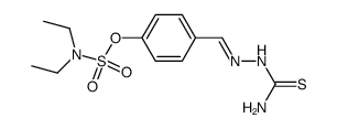 diethyl-amidosulfuric acid-(4-thiosemicarbazonomethyl-phenyl ester) Structure