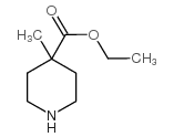 ETHYL4-METHYLPIPERIDINE-4-CARBOXYLATE Structure