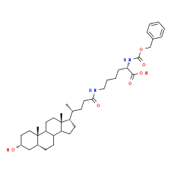 N-carbobenzoxy-N-lithocholyl-epsilon-lysine Structure