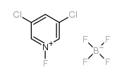 N-FLUORO-3,5-DICHLOROPYRIDINIUM TETRAFLUOROBORATE Structure