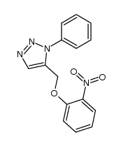 5-((2-nitrophenoxy)methyl)-1-phenyl-1H-1,2,3-triazole Structure