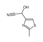 4-Thiazoleacetonitrile,-alpha--hydroxy-2-methyl- structure