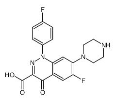 1-(4-fluorophenyl)-6-fluoro-1,4-dihydro-4-oxo-7-(1-piperazinyl)cinnoline-3-carboxylic acid picture