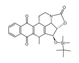1H,3H-2-Oxa-12a-azabenzo[k]cyclopent[cd]acephenanthrylene-1,5,10-trione,3-[[(1,1-dimethylethyl)dimethylsilyl]oxy]-2a,4,10b,11,12,12b-hexahydro-4- picture