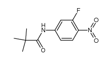 N-(3-fluoro-4-nitro-phenyl)-2,2-dimethyl-propionamide Structure