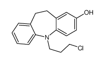 5-(3-Chloropropyl)-10,11-dihydro-2-hydroxy-5H-dibenz[b,f]azepine Structure