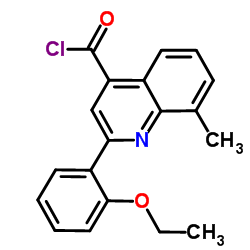 2-(2-Ethoxyphenyl)-8-methyl-4-quinolinecarbonyl chloride Structure