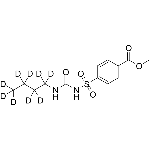 4-Carboxy tolbutamide methyl ester-d9 Structure