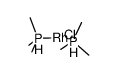 RhCl(trimethylphosphine)2 Structure