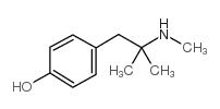 4-[2-methyl-2-(methylamino)propyl]phenol Structure