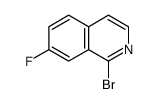 1-Bromo-7-fluoro-2-azanaphthalene Structure