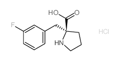 (S)-α-(3-fluoro-benzyl)-proline.HCl图片