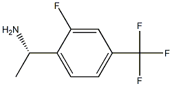 (1S)-1-[2-FLUORO-4-(TRIFLUOROMETHYL)PHENYL]ETHYLAMINE结构式