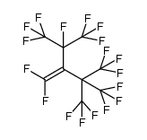 perfluoro-2-isopropyl-3,3-dimethylbut-1-ene结构式