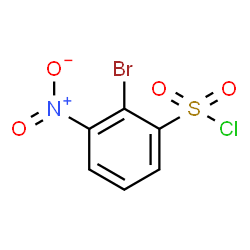 2-Bromo-3-nitrobenzene-1-sulfonyl chloride structure