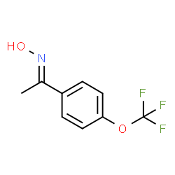 (E)-1-(4-(Trifluoromethoxy)Phenyl)Ethanone Oxime Structure