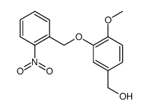 4-methoxy-3-(o-nitrobenzyloxy)benzyl alcohol结构式