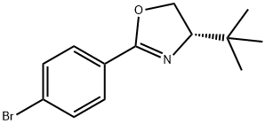 (S)-2-(4-BroMophenyl)-4-t-butyl-4,5-dihydrooxazole Structure