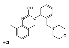 [2-(morpholin-4-ylmethyl)phenyl] N-(2,6-dimethylphenyl)carbamate,hydrochloride结构式