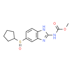 Cyclopentylalbendazole sulfoxide Structure