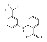 2-[3-(trifluoromethyl)anilino]benzamide结构式