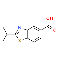 2-(1-异丙基)-5-苯并噻唑羧酸结构式