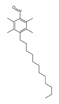 1-dodecyl-2,3,5,6-tetramethyl-4-nitrosobenzene结构式