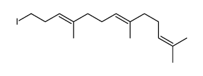 13-iodo-2,6,10-trimethyltrideca-2,6,10-triene Structure