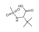 (S)-2-methanesulfonylamino-3,3-dimethyl-butyric acid结构式