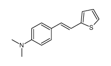 N,N-dimethyl-4-(2-thiophen-2-ylethenyl)aniline structure