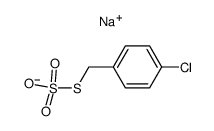 sodium S-(4-chlorobenzyl) sulfurothioate结构式