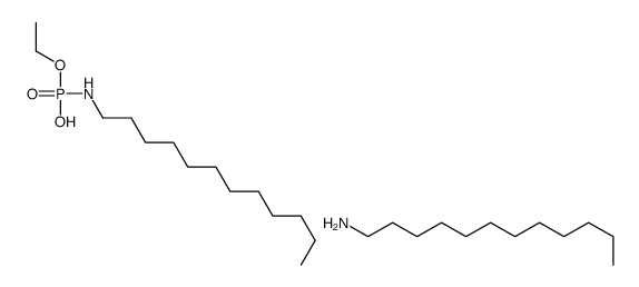 dodecan-1-amine,N-dodecyl-ethoxyphosphonamidic acid Structure