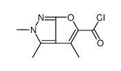 2H-Furo[2,3-c]pyrazole-5-carbonyl chloride, 2,3,4-trimethyl- (9CI) picture