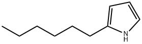 2-Hexyl-1H-pyrrole Structure