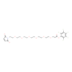 Mal-PEG6-PFP ester结构式