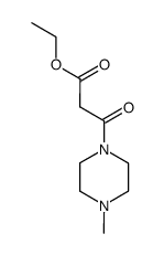 ethyl 3-oxo-3-(4-methylpiperazin-1-yl)propanoate结构式