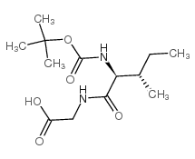 N-[叔丁氧羰基]-L-异亮氨酰甘氨酸图片