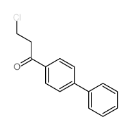 3-chloro-1-(4-phenylphenyl)propan-1-one Structure