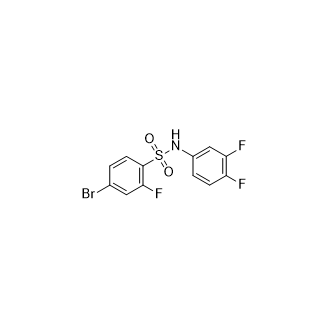 4-Bromo-N-(3,4-difluorophenyl)-2-fluorobenzenesulfonamide picture