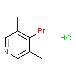 4-bromo-3,5-dimethylpyridine hydrochloride Structure