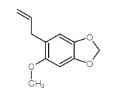 1,3-Benzodioxole,5-methoxy-6-(2-propen-1-yl)-结构式