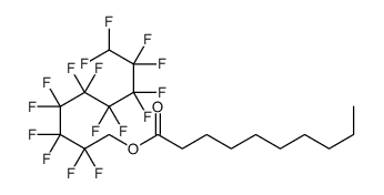 Decanoic acid 2,2,3,3,4,4,5,5,6,6,7,7,8,8,9,9-hexadecafluorononyl ester picture