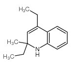 2,4-diethyl-1,2-dihydro-2-methylquinoline Structure