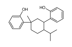 2-[5-(2-hydroxyphenyl)-5-methyl-2-propan-2-ylcyclohexyl]phenol Structure