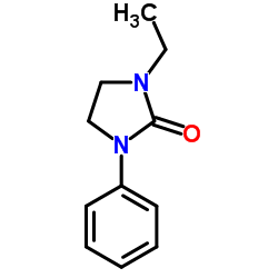 1-Ethyl-3-phenyl-2-imidazolidinone Structure