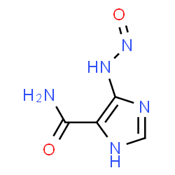 1H-Imidazole-4-carboxamide,5-(nitrosoamino)-(9CI) Structure